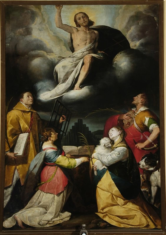 Giovan Battista Crespi, detto Cerano - 129, Gesù Cristo giudice e santi